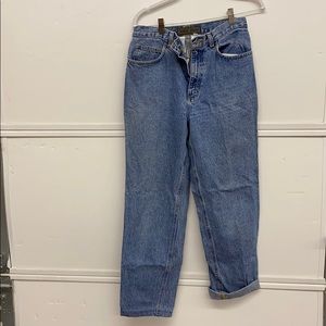 High waisted mom jeans